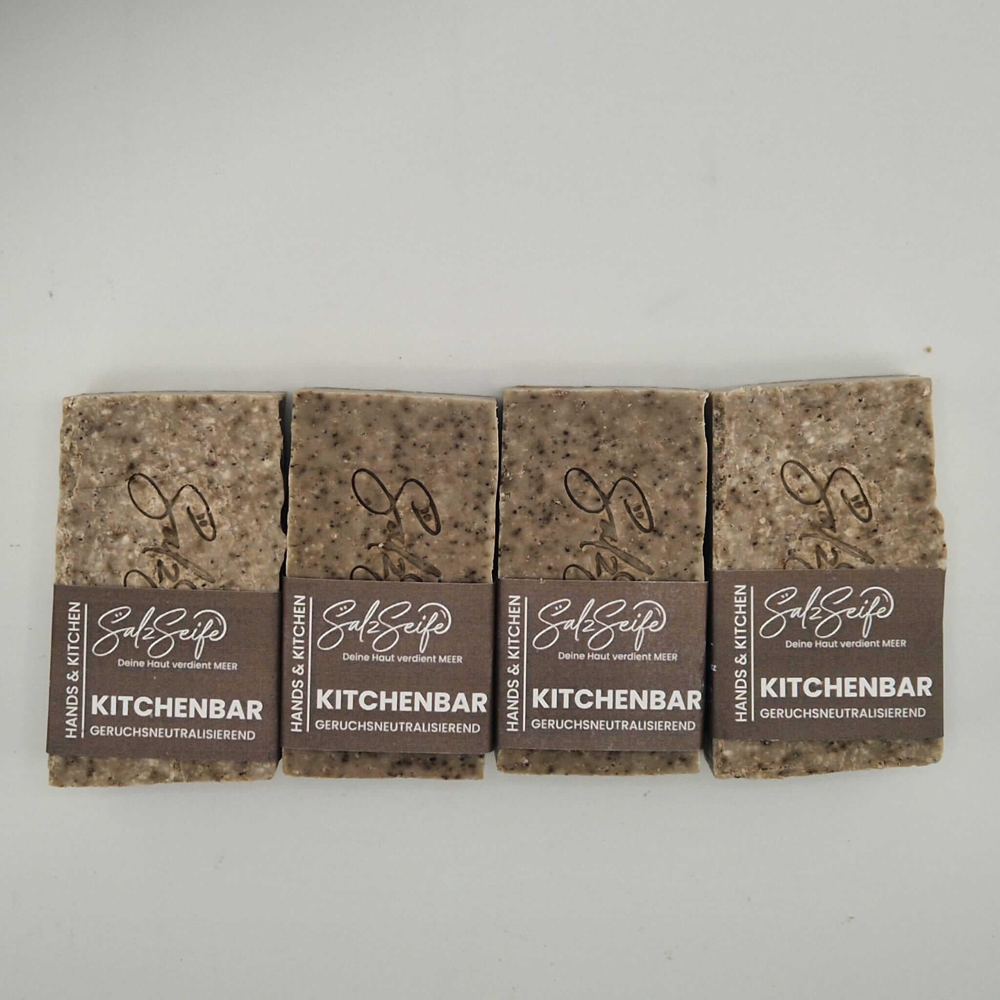 Küchenseife gegen Gerüche KitchenBar mit sichtbarem Kaffeepulver